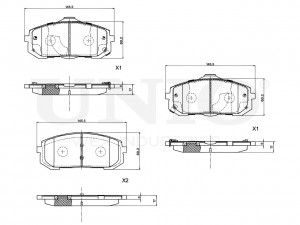 Колодки тормозные диск. передние BRP-20034 UNIO