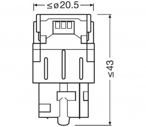 Лампа светодиодная 12V W21W W3x16d 6000K блистер (2шт.) LEDriving SL OSRAM 7505DWP-02B OSRAM