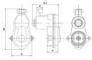 Электродвиг. ст. торм. BMW 5 F10/F11/F07 (10-) (RCM 052311) RCM052311 TRIALLI