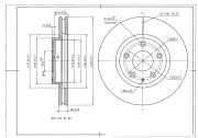 Диск тормозной передний AVANTECH BR3021S AVANTECH