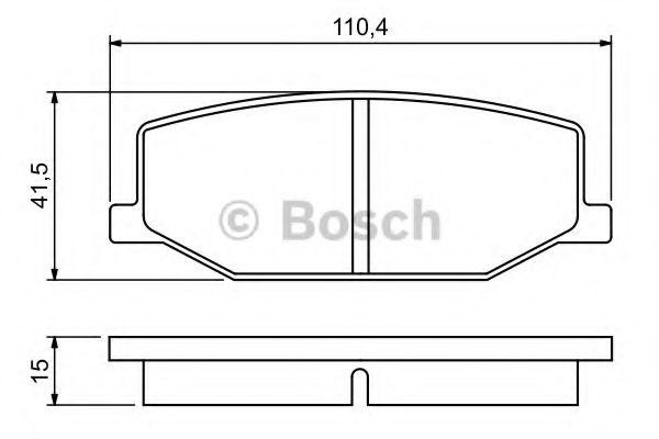 SUZUKI JIMNY 98> / SAMURAI SUMITOMO / 15x110.7x41.5 0 986 460 935 BOSCH