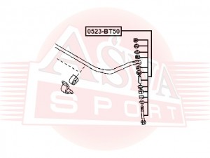 Стойка стабилизатора 0523BT50 0523-BT50 ASVA