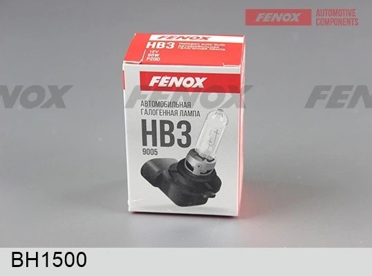 Лампа галогенная  HB3 (9005) 12V 65W P20d BH1500 BH1500 FENOX