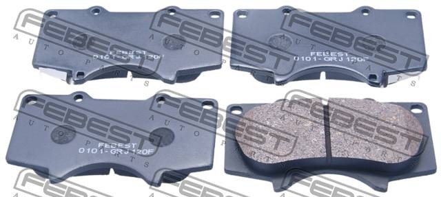 Колодки тормозные дисковые передние 0101-GRJ120F FEBEST