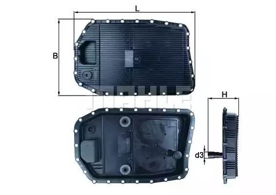 Фильтр гидравлический HX154 HX154 MAHLE KNECHT
