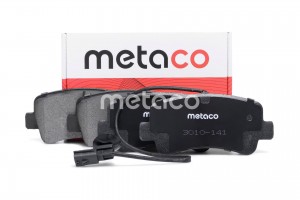 Колодки тормозные задние дисковые к-кт 3010141 METACO