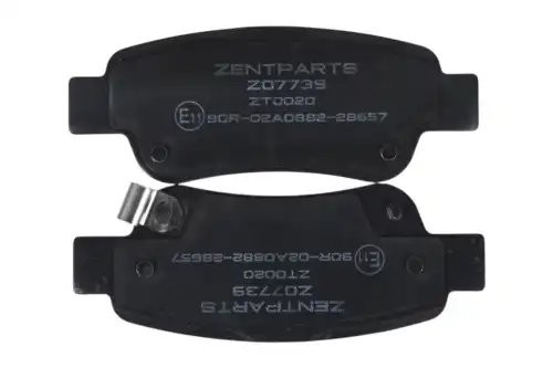 колодки тор. диск. зад.! с антиск. пл. (P28046) Honda CR-V 1.6/2.0/2.4 06> Z07739 ZENTPARTS