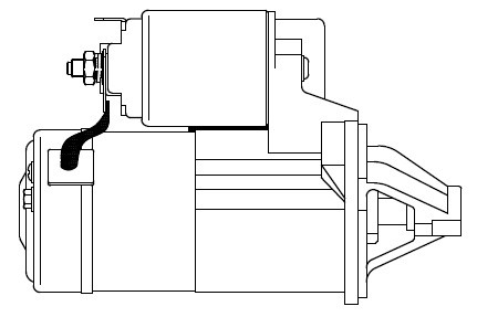 Стартер для а/м BYD F3 (05-) 1.5i 1,1кВт (LSt 2714) LST 2714 START VOLT