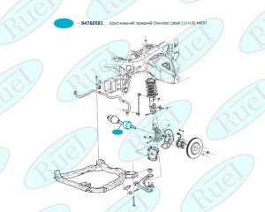 CHEVROLET COBALT (2012>) МКПП 22X51X25 RUEI0874 RUEI
