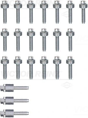 к-кт болтов клапанной крышки! 22шт.\ BMW E90/91/87/60/65/84/83/70 2.5-3.0i 04> 15-39647-01 VICTOR REINZ