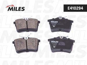 Колодки тормозные задние (без датчика + болты) (Смесь Low-Metallic) (CITROEN BER E410294 MILES