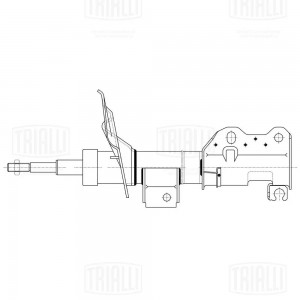 амортизатор передний! стойка\ MB Viano W639 03> AG15061 TRIALLI