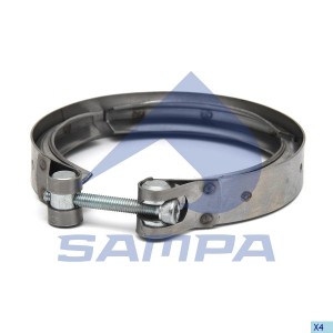Хомут VOLVO FH,FM патрубка интеркулера SAMPA 035.298 SAMPA