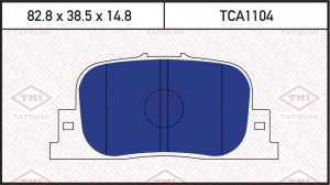 колодки дисковые задние!\ LEXUS GS 05> TCA1104 TATSUMI