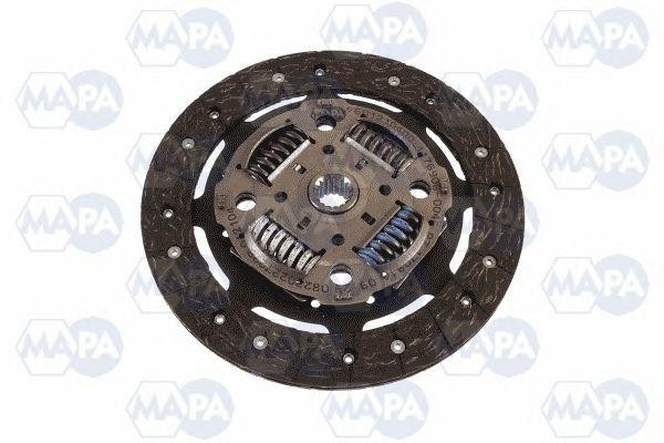 к-кт сцепления! без подш Ford Fiesta/Fusion, Mazda 2 1.6/1.6 16V 01> 001210409 MA PA
