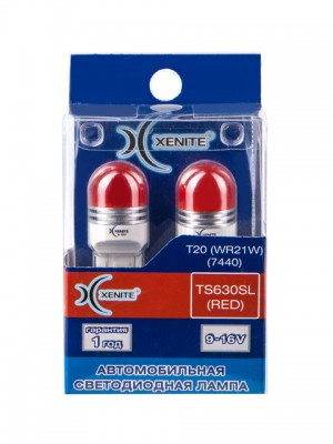 лампа! светодиоднаяTS630SL RED (упаковка 2 шт.) Гарантия 1 год\ 1009532 XENITE