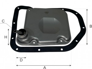 Фильтр масляный АКПП ATG023 ATG 023 GOODWILL