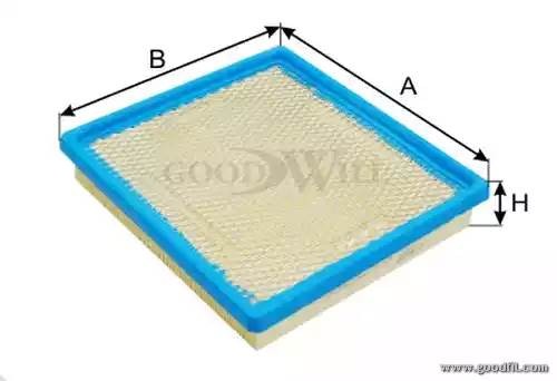 Фильтр воздушный AG102 AG 102 GOODWILL