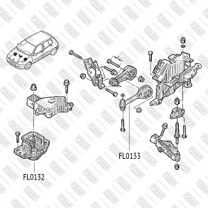 RENAULT CLIO/SYMBOL /MEGANE//SCENIC 1,4 V16 R. c 10/1999 FL0133 FIXAR