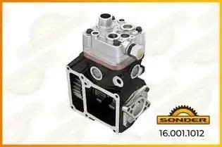 Компрессор MAN TGA дв.D2066,D2676 воздушный одноцилиндровый SONDER 160011012 SONDER