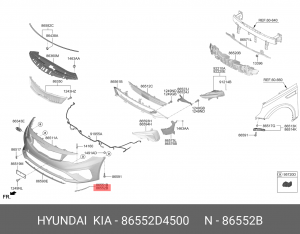 Деталь 86552D4500 HYUNDAI KIA