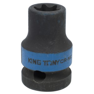 головка торцевая! ударная глубокая TORX Е-стандарт 3/4'', E24, L = 110 мм\ 647524M KING TONY