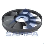 Крыльчатка MAN F2000,TGA,TGS,TGX вентилятора (9 лопастей, d=705мм) SAMPA 02135101 SAMPA