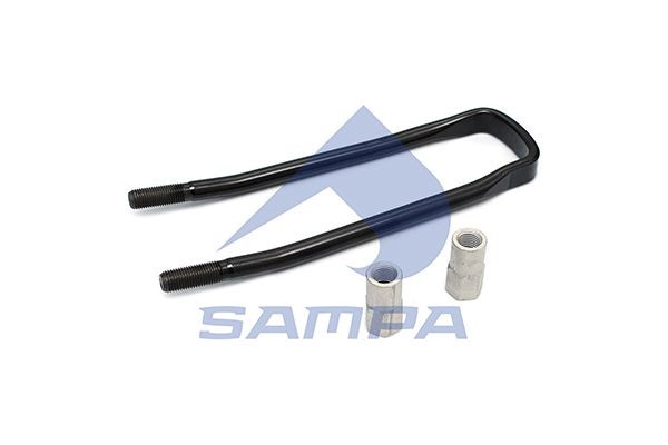 Стремянка рессоры с гайками 425мм M22X2.5 (гайка 042.230) 0411021 SAMPA