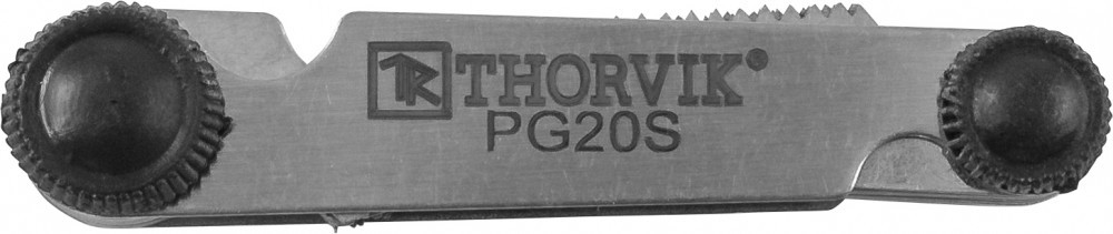 набор резьбовых шаблонов! для наружных резьб, 20 предметов\ PG20S THORVIK