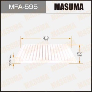 фильтр воздушный!\ Mazda 2/3 1.3-1.6 03> MFA-595 MASUMA