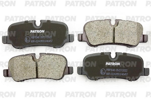 Колодки тормозные дисковые зад. Landrover Discovery 04 - PBP1046 PBP1046 PATRON