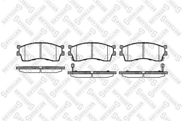 415 32=D11126M-01 !колодки дисковые п.\ Kia Clarus 1.8i-2.0i 99-00/Carens 1.8 00 426-032-SX STELLOX