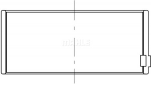 Вкладыши шатунные ДВС STD RVI DCi 11 B J01; DCi 11 B/43 Euro 2; DCi 11 C + J01 E 209 PL 20225 000 MAHLE KNECHT