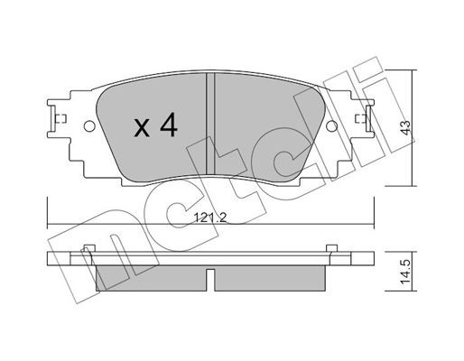 LEXUS RX/NX TOYOTA CAMRY CH-R 2210890 METELLI