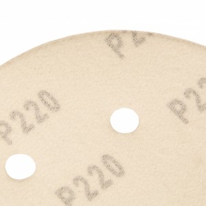 Круг шлифовальный на липучке D150 Р220 6 отверстий 5шт. MATRIX 73844 MATRIX