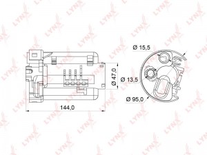 TOYOTA COROLLA _E12 / RAV4 03> LF-165M LYNXAUTO