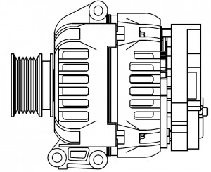 Генератор Renault Logan (04-),Sandero (08-) 1.4i,1.6i 98A LG 0928 LG0928 START VOLT