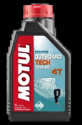 Масло моторное для 4-х тактных двигателей лодок MOTUL OUTBOARD Tech 4T 10W40 п/с 106397 MOTUL