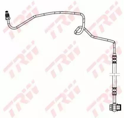 Шланг тормозной задн левый SKODA OCTAVIA (1U_), VW GOLF IV PHD941 PHD941 TRW