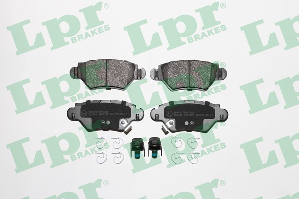 Колодки задние OPEL ASTRA G 05P1227 05P1227 LPR