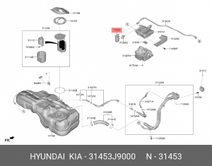 Фильтр 31453-J9000 31453J9000 HYUNDAI KIA