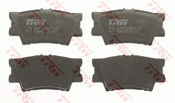 Колодки задние TOYOTA CAMRY (V40, V50), RAV4 III GDB3426 GDB3426 TRW