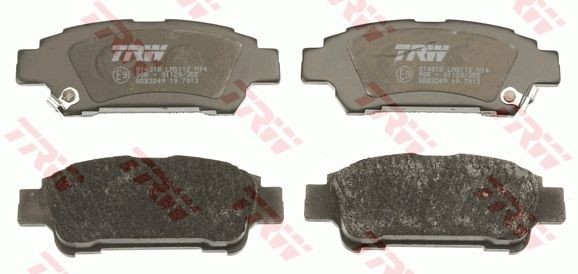Колодки тормозные TOYOTA Ipsum задние (4шт.) TRW GDB3249 TRW