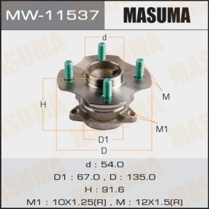 к-кт подшипника ступицы передней! в сборе со ступицей\ Toyota Yaris 99-02 MW-11537 MASUMA