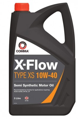 COMMA 10W40 X-FLOW TYPE XS (5L) масло мот.! полусин ACEA A3/B3, API SL/CF XFXS5L COMMA