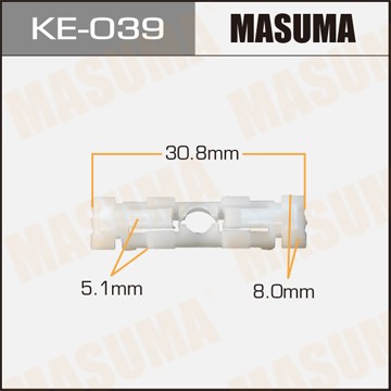 клипса молдинга крыши!\ VW Golf/Jetta 84-92/Passat 88-97/Polo 96-00 KE039 MASUMA