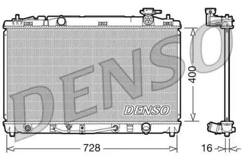 Радиатор [728x400] DRM50042 DENSO
