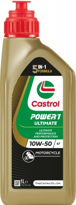 Масло моторное для 4-х тактных двигателей CASTROL Power 1 Ultimate 4T 10W50 синт 15FFAE CASTROL