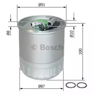 Фильтр топливный F 026 402 056 BOSCH