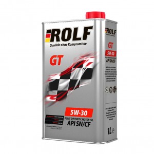 Масло моторное ROLF GT SN/CF 5W30 синт 1л 322233 ROLF